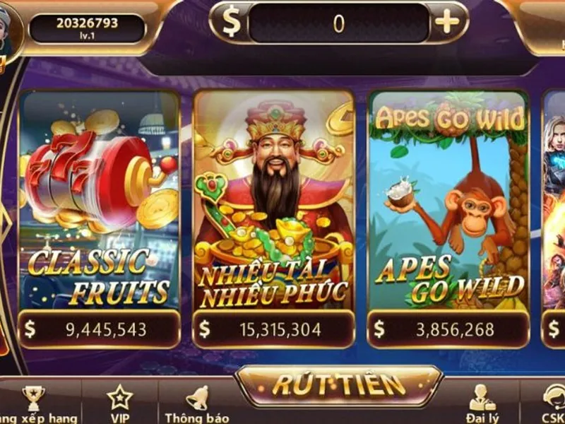 Hình ảnh máy đánh bạc cổ điển với biểu tượng trái cây tại gamebet